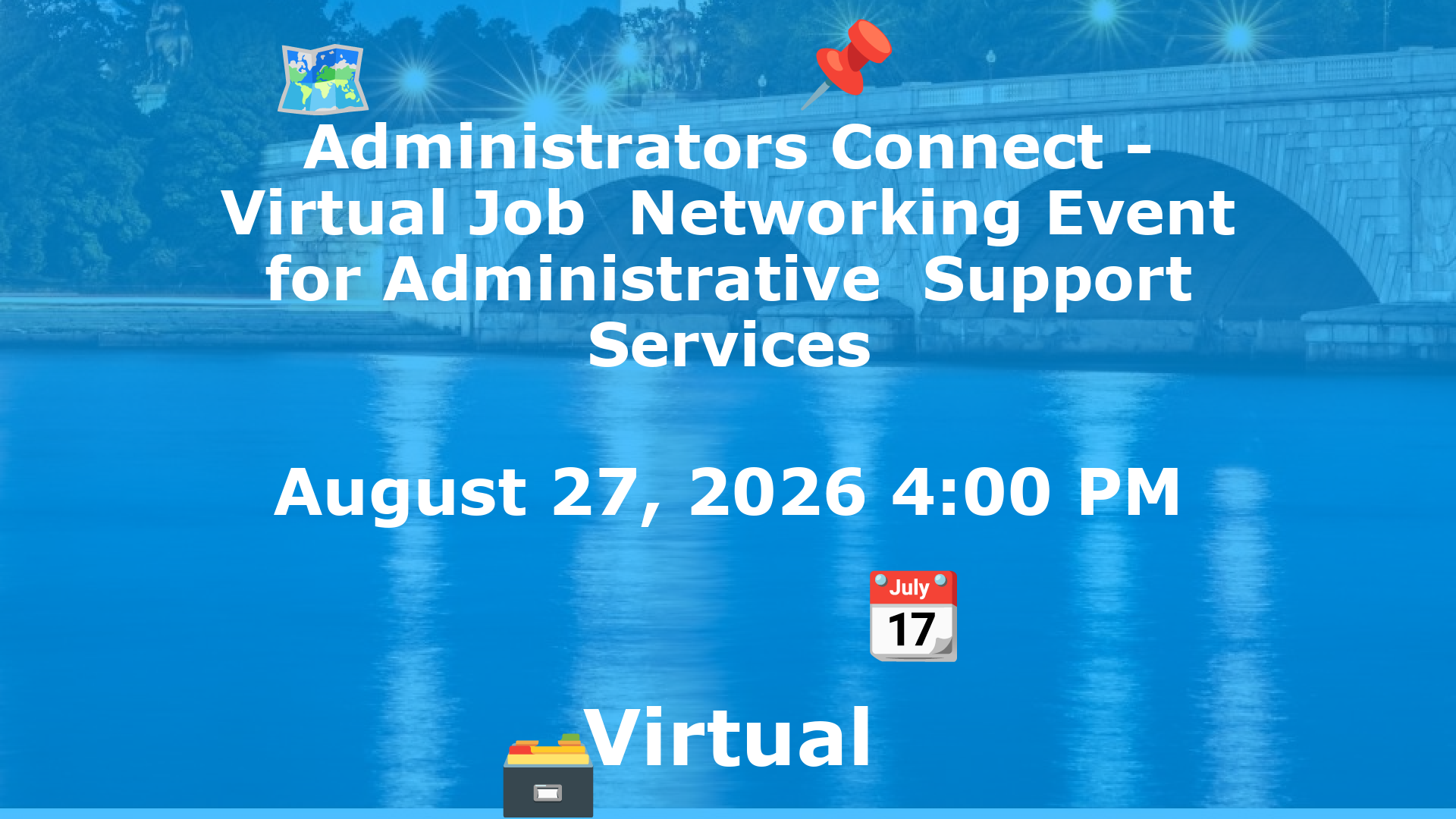 Administrators Connect - Virtual Job  Networking Event for Administrative  Support Services event image